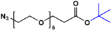 叠氮五聚乙二醇丙酸叔丁酯,N3-PEG5-CH2CH2COOtBu