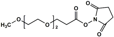 甲氧基二聚乙二醇琥珀酰亚胺丙酸酯,mPEG2-CH2CH2COONHS Ester