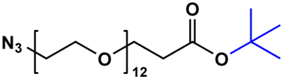 叠氮十二聚乙二醇丙酸叔丁酯,N3-PEG12-CH2CH2COOtBu