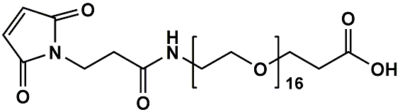 马来酰亚胺十六聚乙二醇丙酸,Maleimide-NH-PEG16-CH2CH2COOH